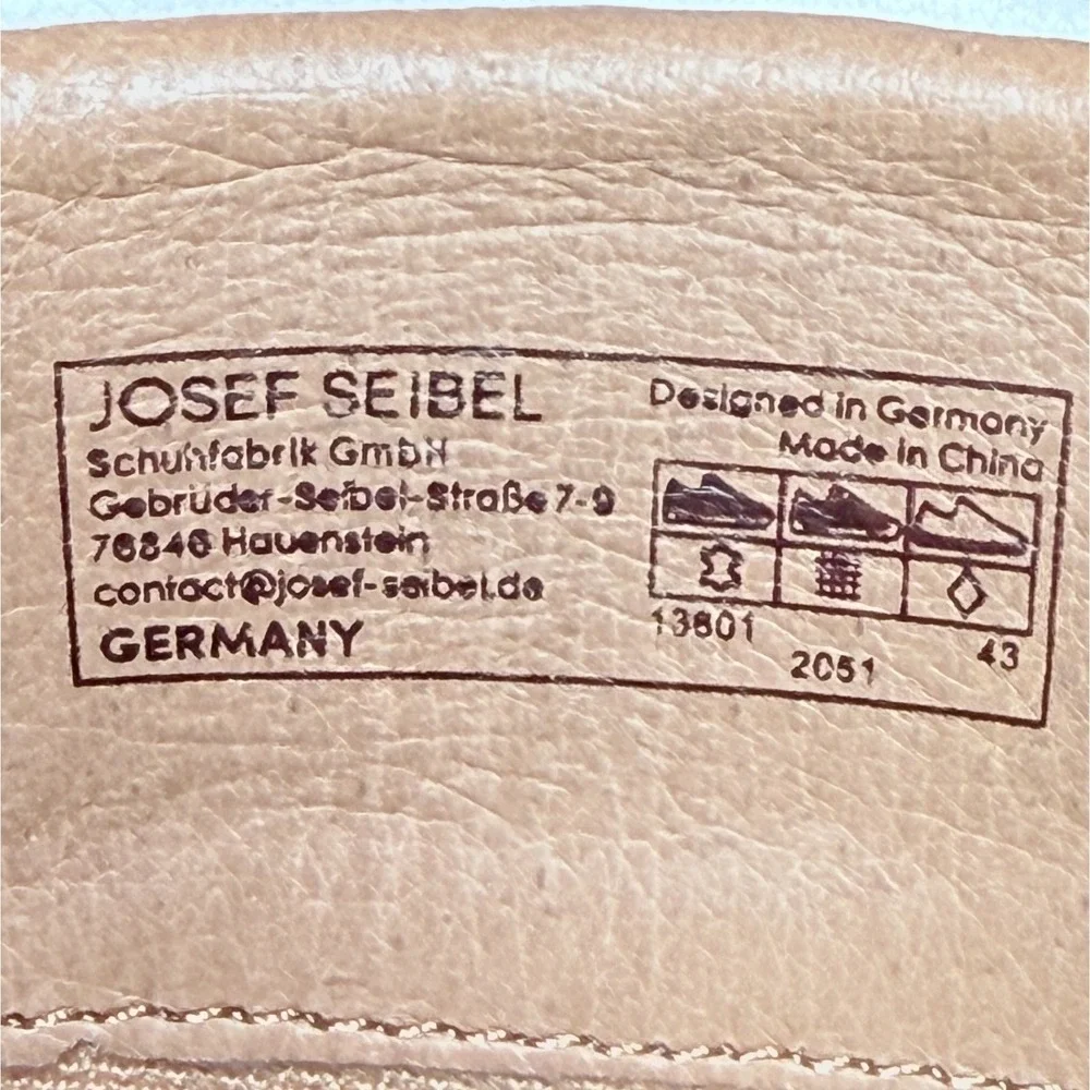 Josef Seibel Cleve 01 Mens Size 43 US 9.5 Low Top Sneaker Shoes White Leather
